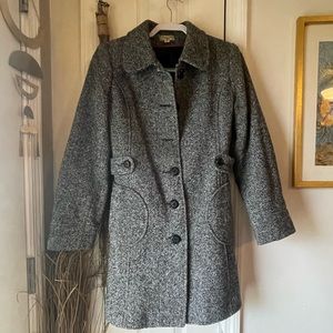 Multicolor wool coat